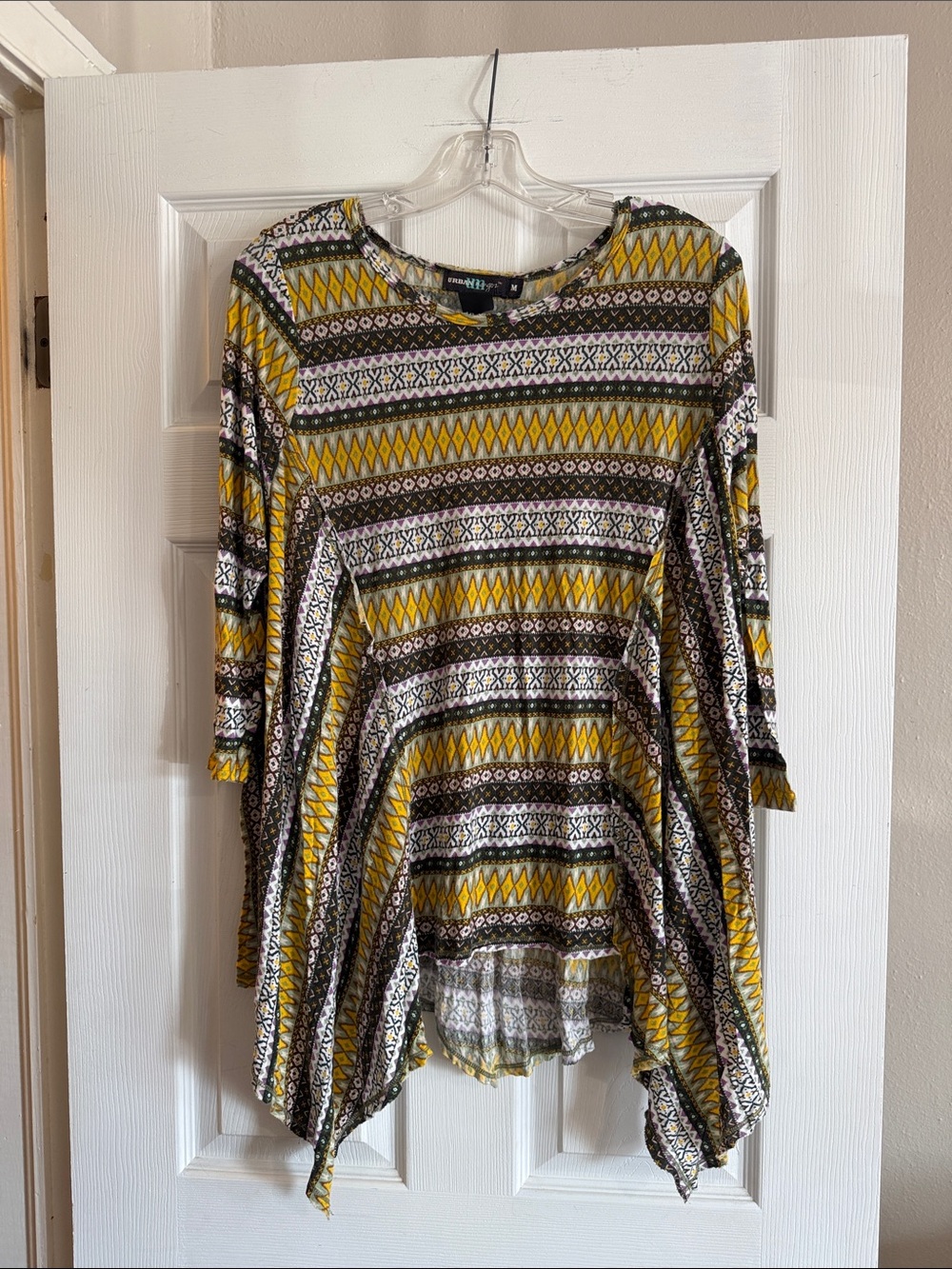 Women’s brightly patterned top